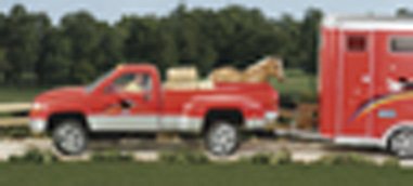 Breyer Red Pickup Truck