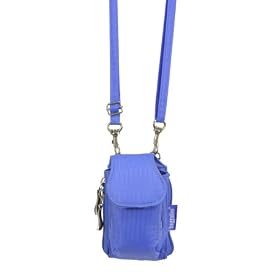 Baggallini Rip Stop Flip Phone Case, Periwinkle
