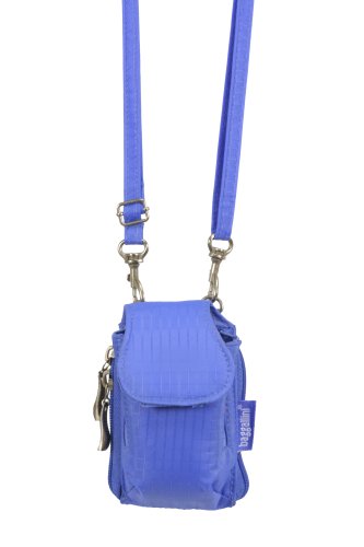 Baggallini Rip Stop Flip Phone Case, Periwinkle