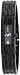 DKNY NY3897 Ladies Black Crystals Set Bangle Watch