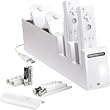 T-Charge White Lacquered (Dual Charger and Docking Station for 2 Sets of Wii Remotes & Nunchucks)