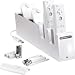 Video Games : T-Charge White Lacquered (Dual Charger and Docking Station for 2 Sets of Wii Remotes & Nunchucks)