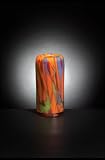 Orange, Green, & Blue Medium Vase