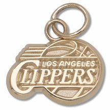 Logoart Los Angeles Clippers 3/8 10Kt Pendant