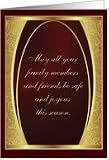Safe & Joyous Holiday Card