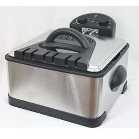 Secura 4.2L Stainless-Steel Dual-Basket Electric Deep Fryer
