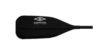 Carlisle Standard Polyethylene Clad Aluminum Canoe Paddle with T-Grip (Black, 60-Inch)