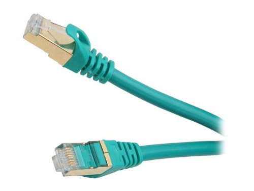 Rosewill 25-Feet Cat 7 Color Shielded Twisted Pair (S/STP) Networking Cable - Green (RCNC-11038)