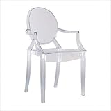 IMAGE OF Louis Ghost Chair Colour: Transparent Straw Yellow