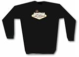 Welcome To Fabulous Las Vegas SIGN LOGO Men's Sweat Shirt in 2 colors Small thru 3XL
