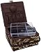 Dritz Square Sewing Basket 9 Inch x9 Inch x5-1/2 Inch