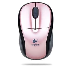 Logitech V220 Cordless Notebook Mouse - Pink by Logitech