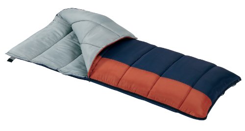 Wenzel Sunward 30-Degree Sleeping Bag (Navy/Orange)
