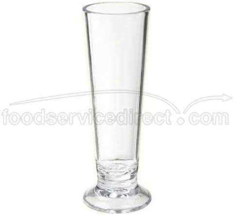 2 oz 1.5 x 4.5 Pilsner Shot Glass Clear SAN 24 Ct