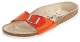 Birkenstock Madrid Birko-Flor, Style-No. 40891, Unisex Clogs, Varnish Orange, EU 43, normal width