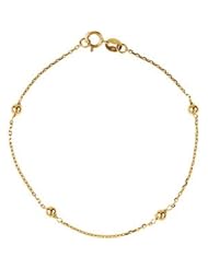 Youth Gold Bead Bracelet 14K Yellow 6 Inch 19773