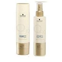 Schwarzkopf Bonacure Time Restore Q10 Plus Shampoo(8.5 oz) and Satin Spray Conditioner