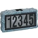 Woods Industries 97358 Moonrays Solar House Number Sign
