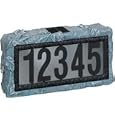 Woods Industries 97358 Moonrays Solar House Number Sign