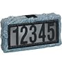 Woods Industries 97358 Moonrays Solar House Number Sign