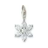 Flower White Charm By Thomas Sabo