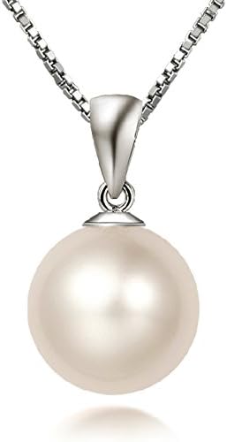 SASAMALL White Gold and Akoya Cultured Pearl Pendant