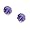 14K 1.00 CTW Tanzanite Stud Earrings Color:White Gold