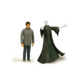Harry Potter & Lord Voldemort - Harry Potter & The Deathly Hallows 5 Inch Action Figure Twin Pack