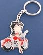 Betty Boop Biker Keychain