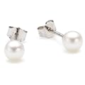 Valero Pearls Valero Classics Damen-Ohrstecker 925 Sterlingsilber S��wasser-Zuchtperlen wei� ca. 5,0-5,5 mm  186120