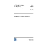 IEC 60062 Ed. 5.0 en:2004, Marking codes for resistors and capacitors