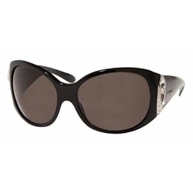 Click here to buy AUTHENTIC BVLGARI 8017-B, 8017B 501 87 BLACK PLASTIC WITH SWAROVSKI RHINESTONES SUNGLASSES by Bulgari.