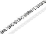 Silver Spiga Chain - 18
