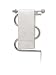 Warmrails Wonderbar Hanging Towel Warmer and Drying Rack, Chrome