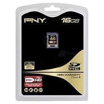 PNY 16 GB SDHC Class 4 Flash Memory Card P-SDHC16G4-FS