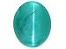 Jewelry : MIN 3.75CT 10X8MM OVAL GREEN CABOCHON CAT'S EYE APATITE