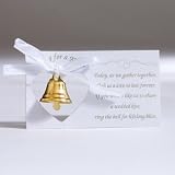 Gold Wedding Bell Token Cards