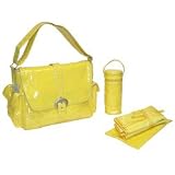 Laminated Buckle Bag - Yellow Corduroy