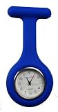 Nurses Fob Watch - Dark Blue - Silicone (Infection Control) + white holder free