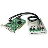 Sabrent USB 2.0/Firewire 1394 8-Port PCI Card and Internal Front Panel Hub