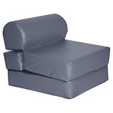 26 Adult Jr.Twin Studio Chair Sleeper in Cobalt Finish by American Furniture Alliance