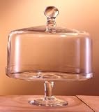 Glass Footed Cake Plate with Dome