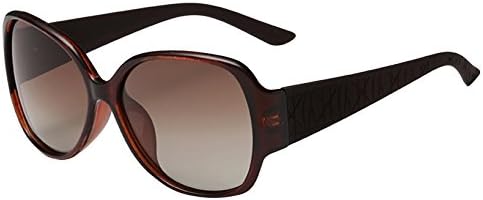 Shoesea Women's Classic Retro Lumination Polarized Driving Sunglasses Coffee One Size
