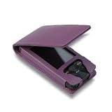 EASYi - Leather flip case for New Sony Walkman S Series (2009 Model) 8GB 16GB with Built-In Stereo Speakers NWZS545B NWZS544B NWZS545R NWZS544R