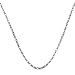 Unique 14 Karat White Gold Venetian Box Chain 18 Inch