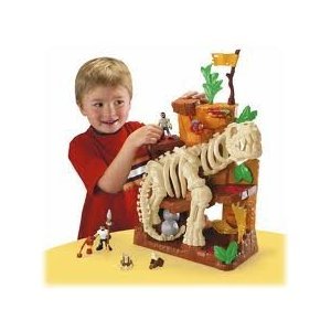 Imaginext Island of Lost Creatures Dinosaur Skeleton Playset