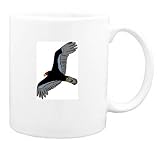 Mug with flying, wings, bird, turkey, vulture, predator