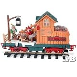 Holiday Express Log Mill Wood Car
