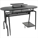 Home Styles 7047-040 Deluxe Swing Arm Open Desk, Black