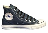 IMAGE OF Converse Chuck Taylor All Star Hi Top Navy Canvas Shoes with Extra Pair of Black Laces men's 11
